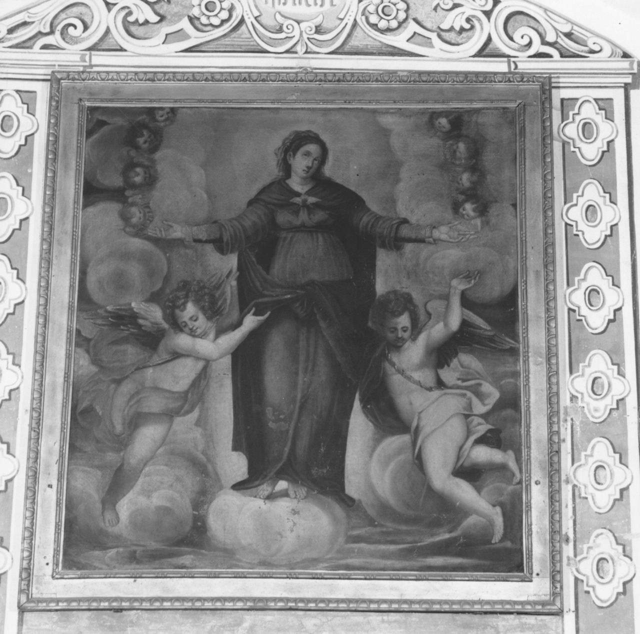 cornice - bottega parmense (primo quarto sec. XVII)