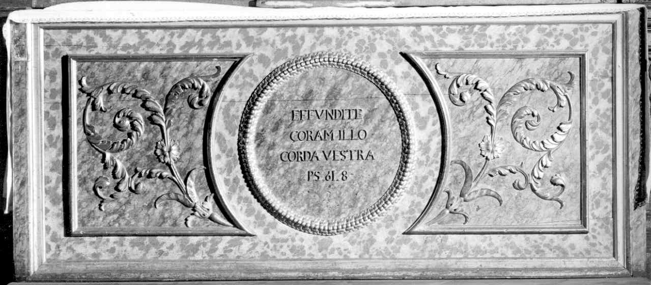 paliotto - bottega parmense (prima metà sec. XVIII)