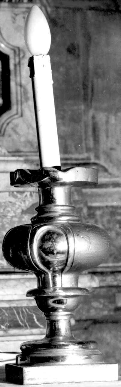 candelabro, serie - bottega parmense (sec. XIX)