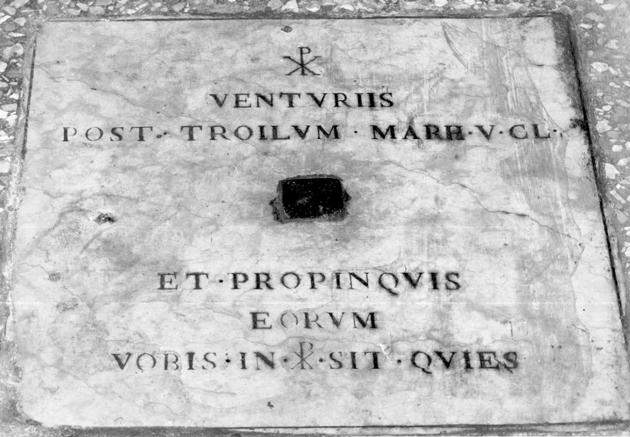 lapide commemorativa - bottega parmense (sec. XIX)