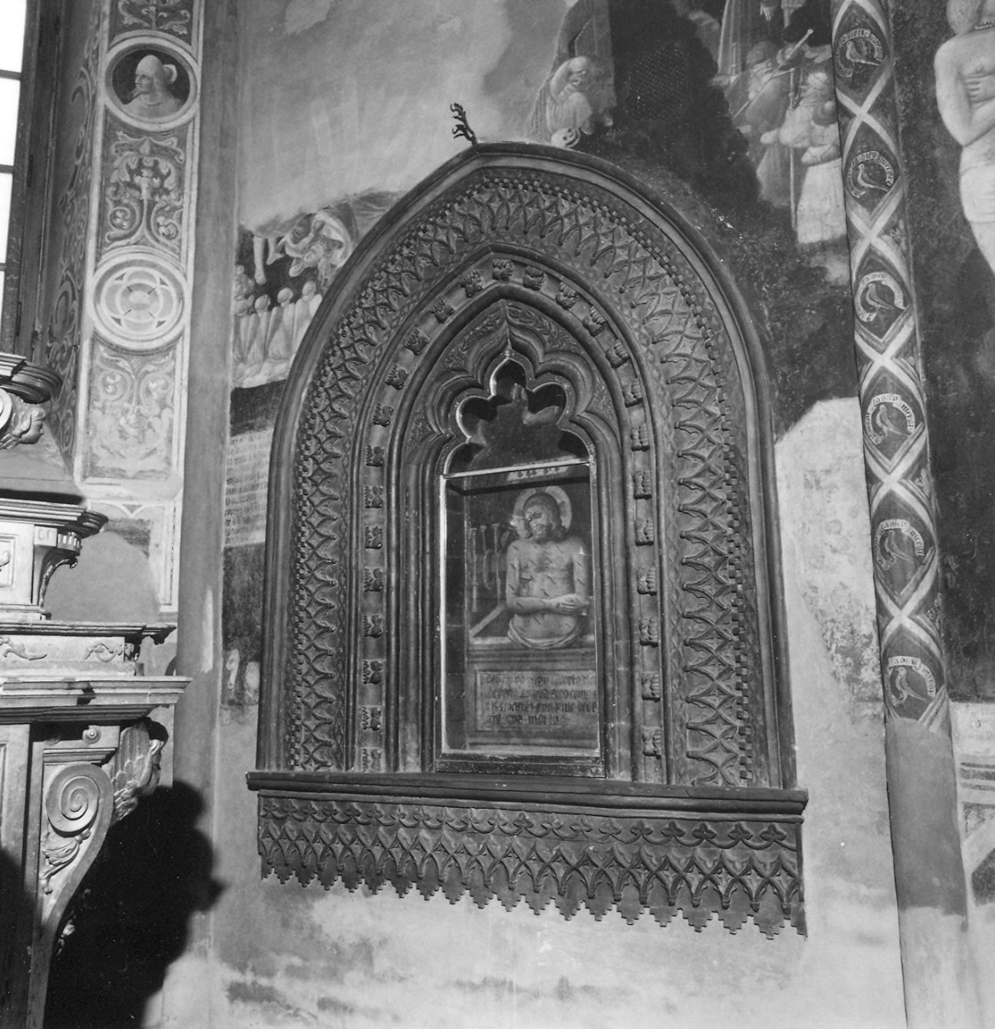 Cristo morto (nicchia) - ambito emiliano (primo quarto sec. XV)