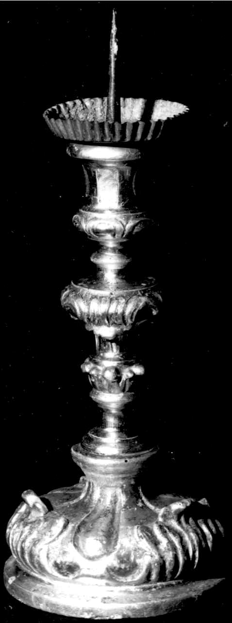 candeliere, serie - bottega parmense (sec. XVIII)