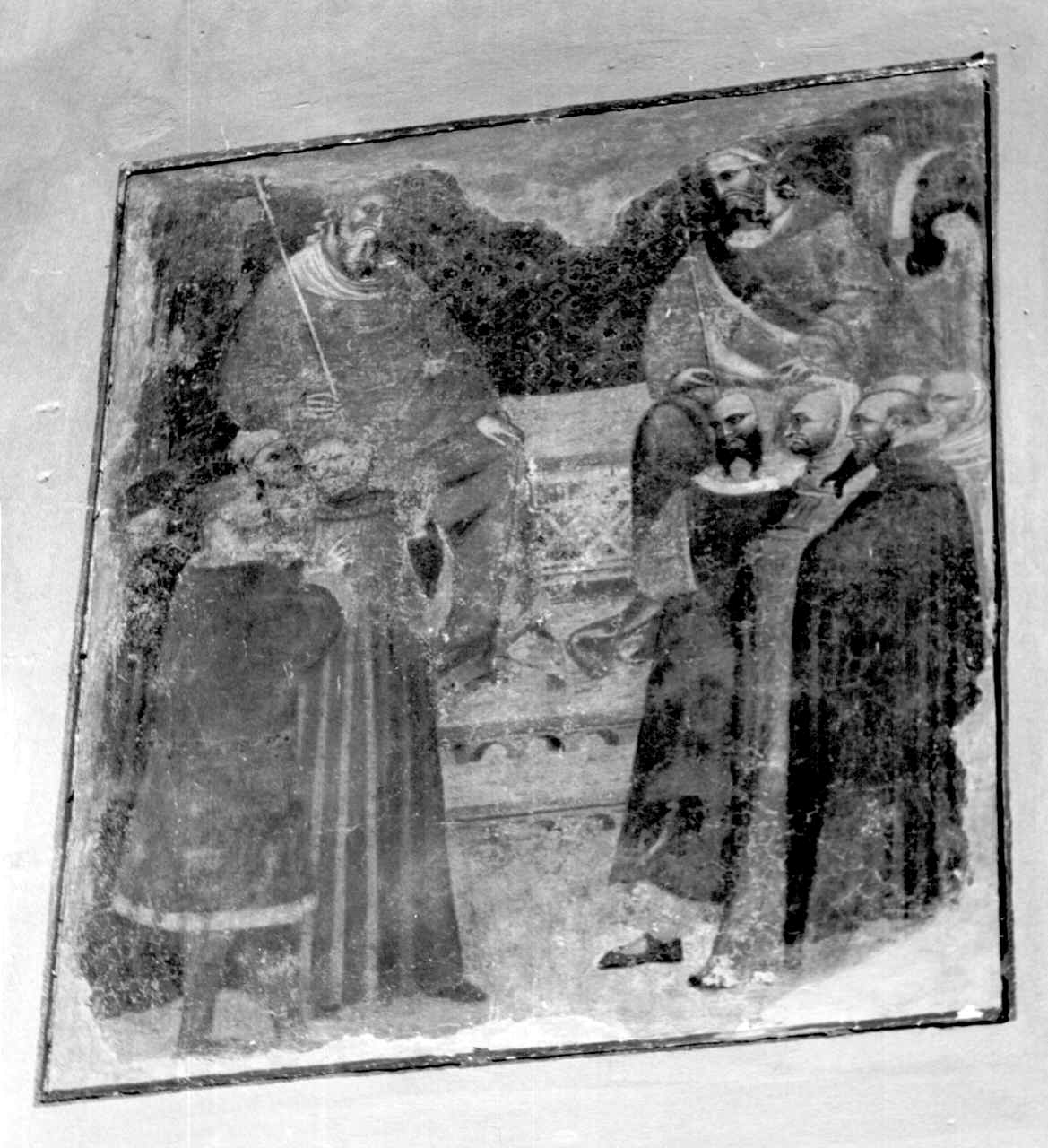 Storie della vita di San Sebastiano (dipinto, frammento) di De Grossi Bartolino (attribuito) (secondo quarto sec. XV)