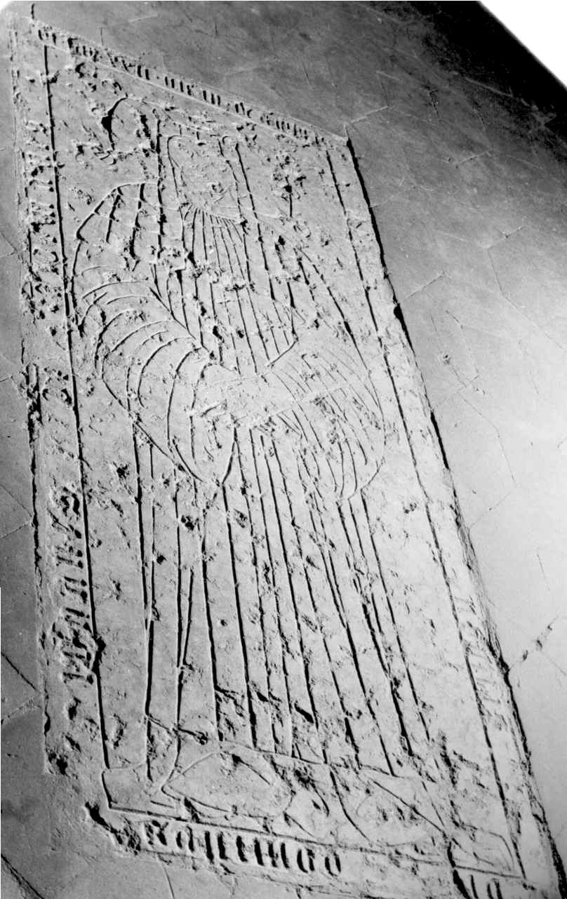 lastra tombale - bottega emiliana (primo quarto sec. XV)