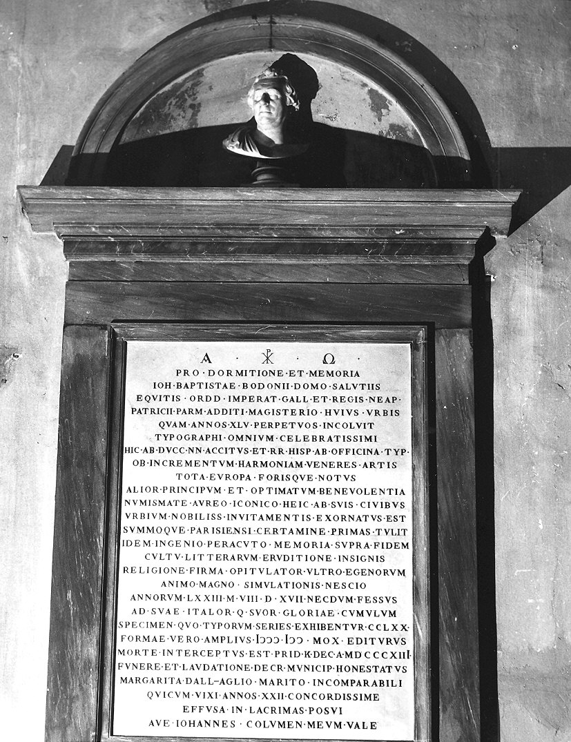 lapide tombale - bottega parmense (primo quarto sec. XIX)