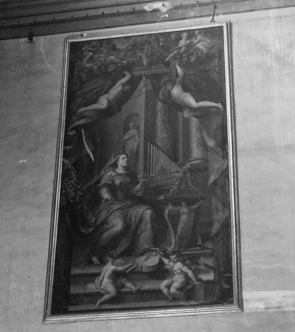 Santa Cecilia (dipinto) di Procaccini Ercole (terzo quarto sec. XVI)