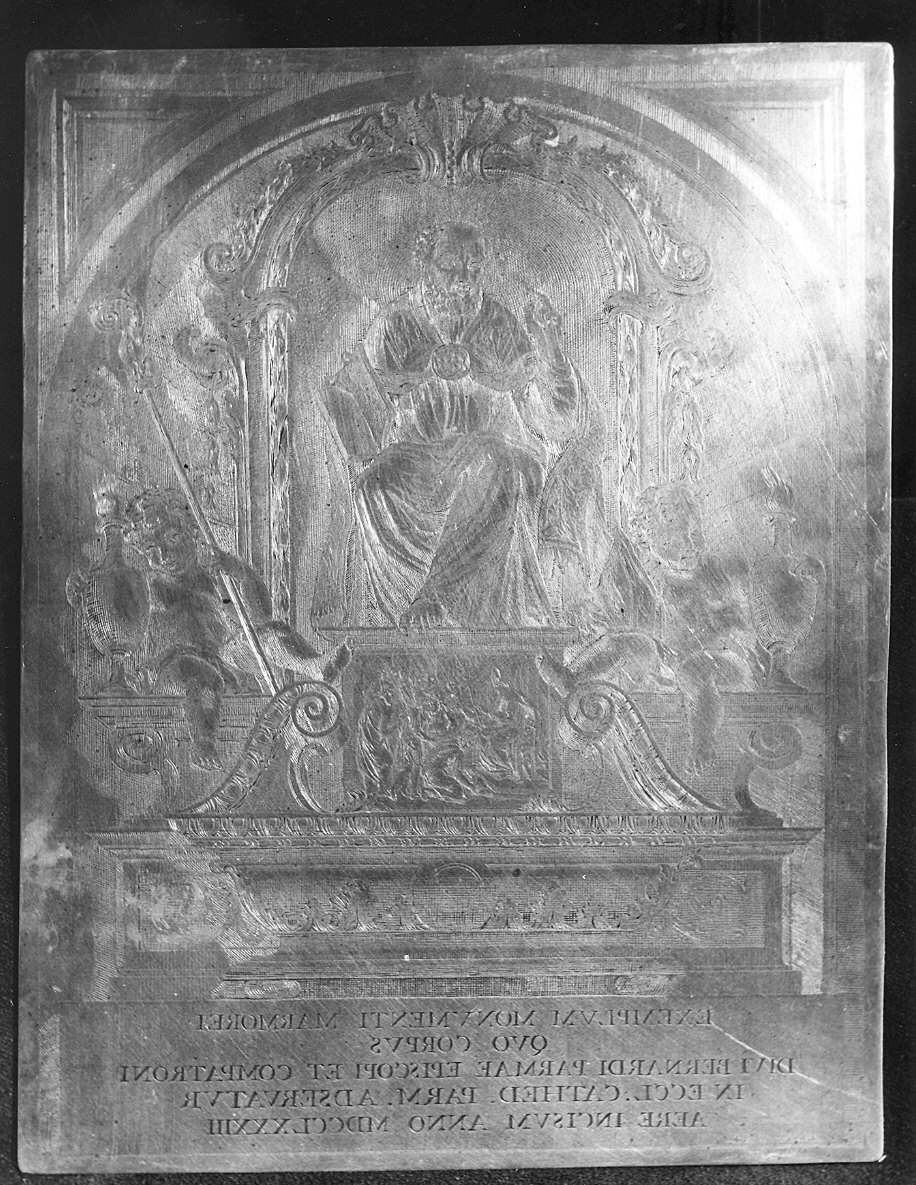 Tomba di S. Bernardo degli Uberti, monumento funerario (matrice) di Bresciani Antonio (attribuito) (ultimo quarto sec. XVIII)