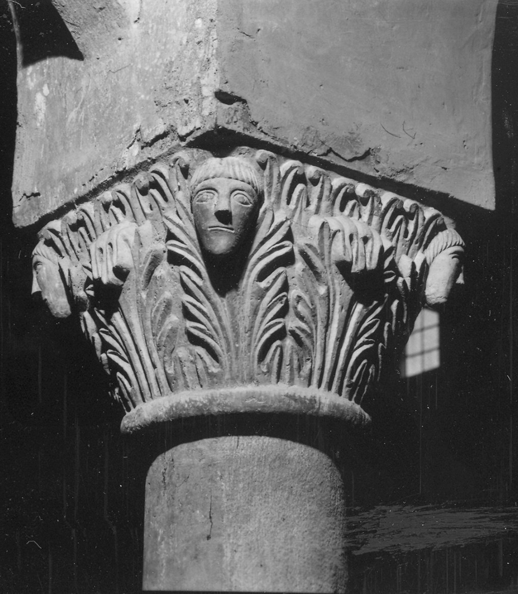 capitello composito - bottega padana (prima metà sec. XII)