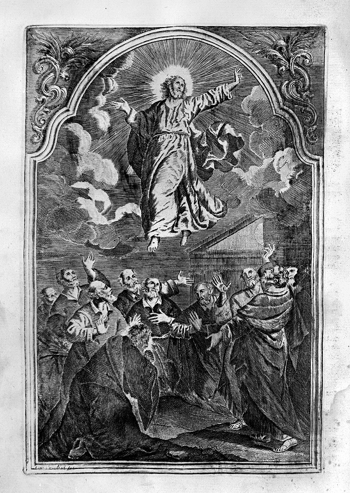 Ascensione di Cristo (dipinto) di Orsolini Carlo (sec. XIX)