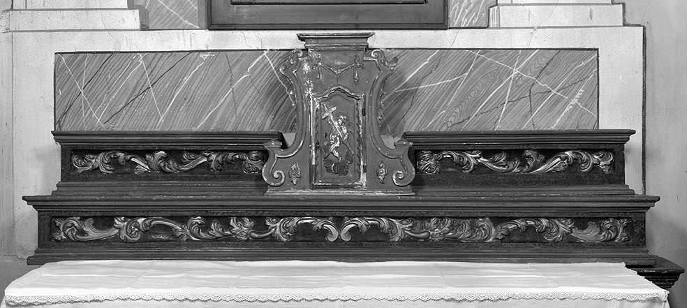 mostra d'altare - ambito parmense (primo quarto sec. XVIII)