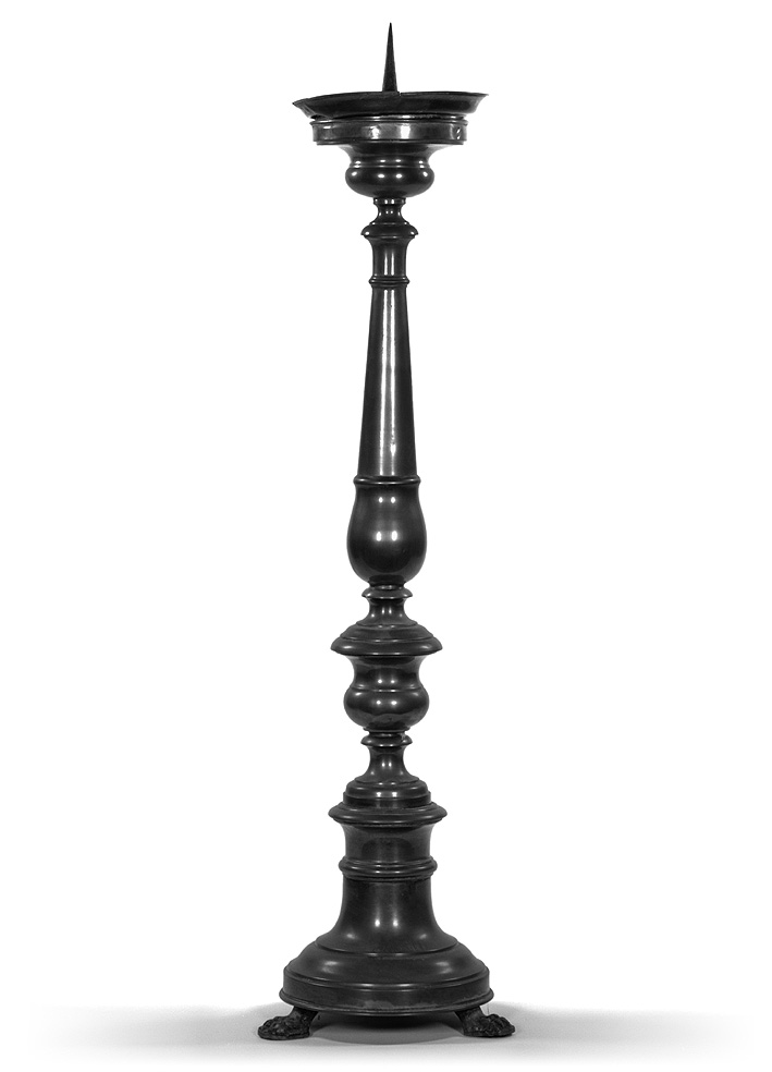 candeliere d'altare, serie - produzione Italia settentrionale (prima metà sec. XX)