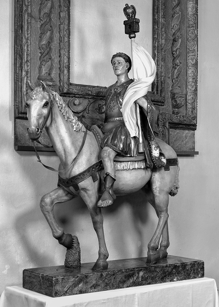 San Maurizio (statua) - produzione parmense (seconda metà sec. XIX)