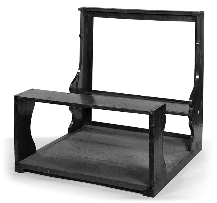 inginocchiatoio, coppia - ambito parmense (seconda metà sec. XIX)