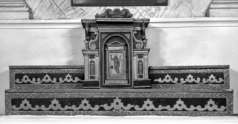 mostra d'altare - ambito parmense (sec. XVIII)