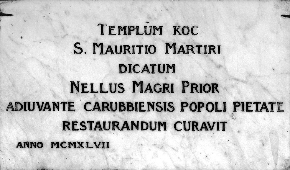 lapide documentaria - ambito parmense (sec. XX)