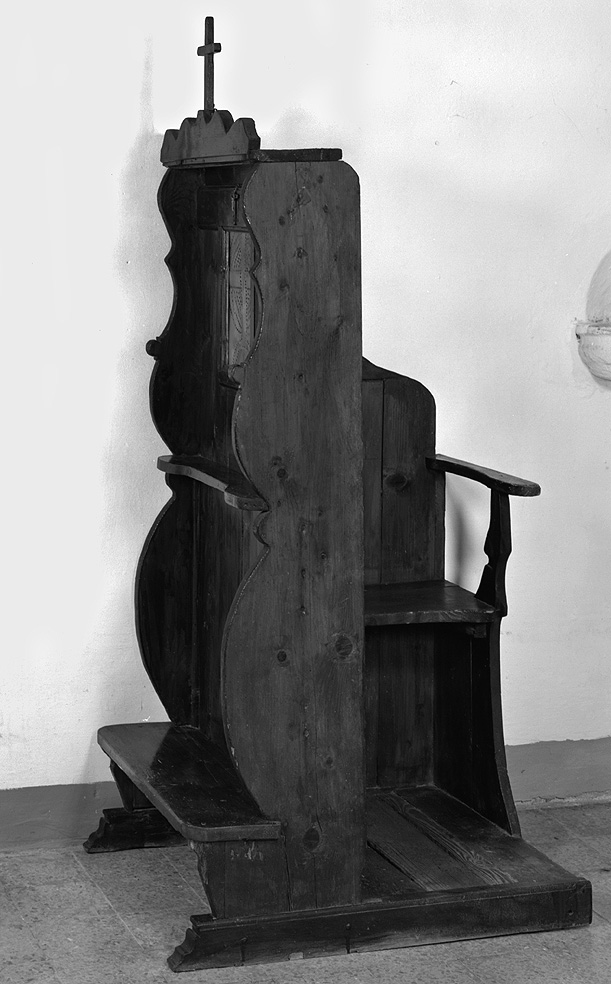 confessionale - ambito parmense (sec. XIX)