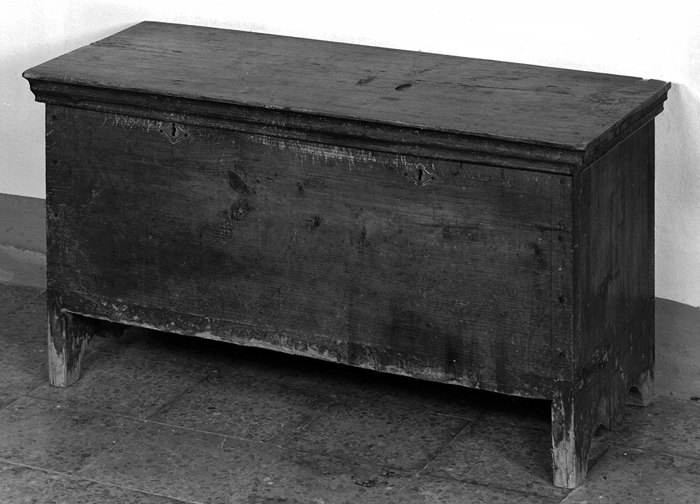 cassapanca - ambito parmense (seconda metà sec. XVIII)