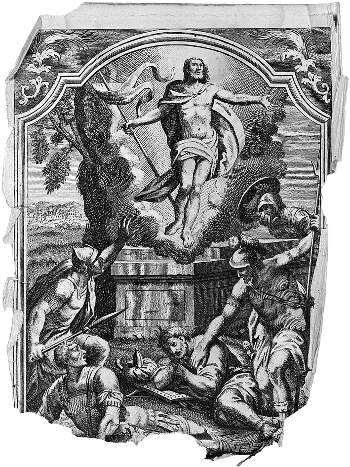 Resurrezione di Cristo (dipinto) di Zamboni Sebastiano (seconda metà sec. XVIII)