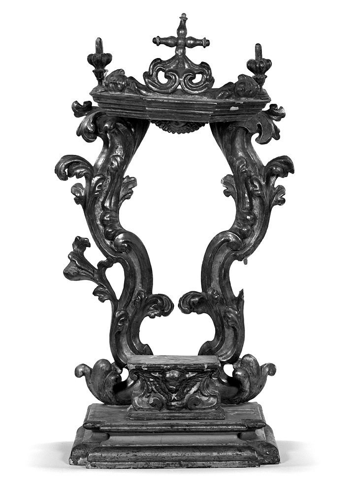 tronetto per esposizione eucaristica - ambito parmense (inizio sec. XVIII)