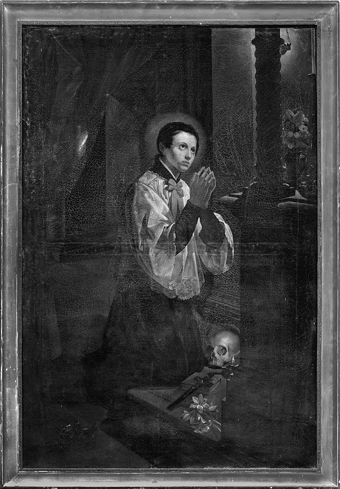 San Luigi Gonzaga (dipinto) di Vigotti Luigi (sec. XIX)