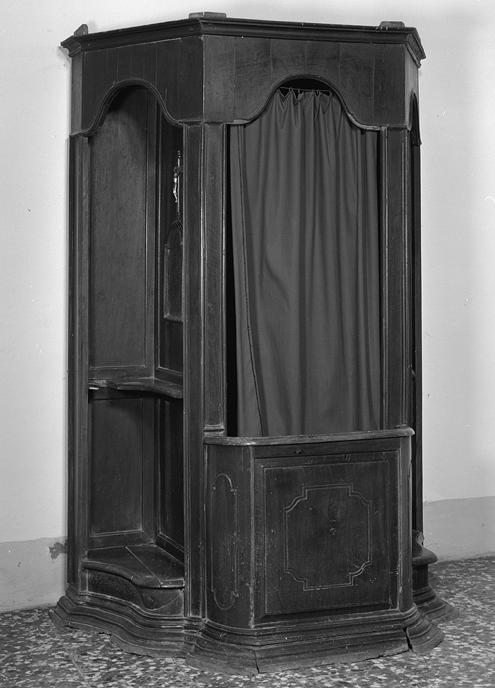 confessionale - ambito parmense (seconda metà sec. XVII, sec. XVIII)