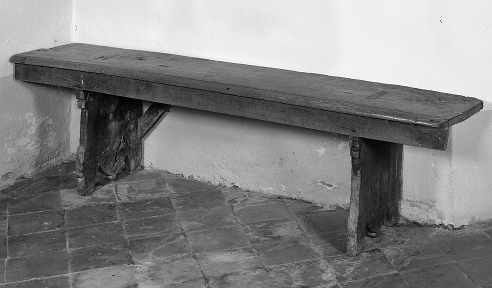 panca, elemento d'insieme - ambito parmense (secc. XIX/ XX)