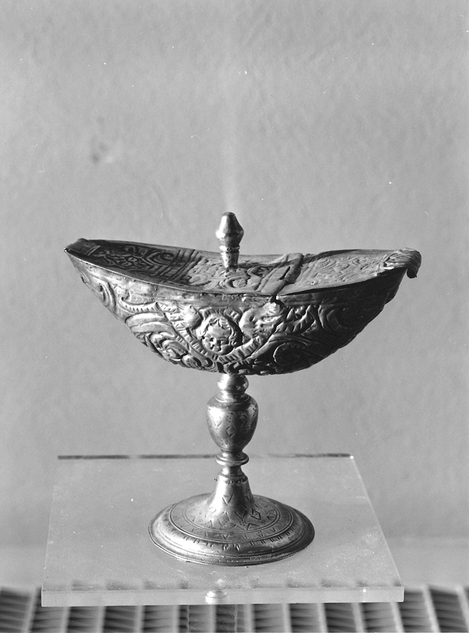 navicella portaincenso - ambito piacentino (sec. XVII)