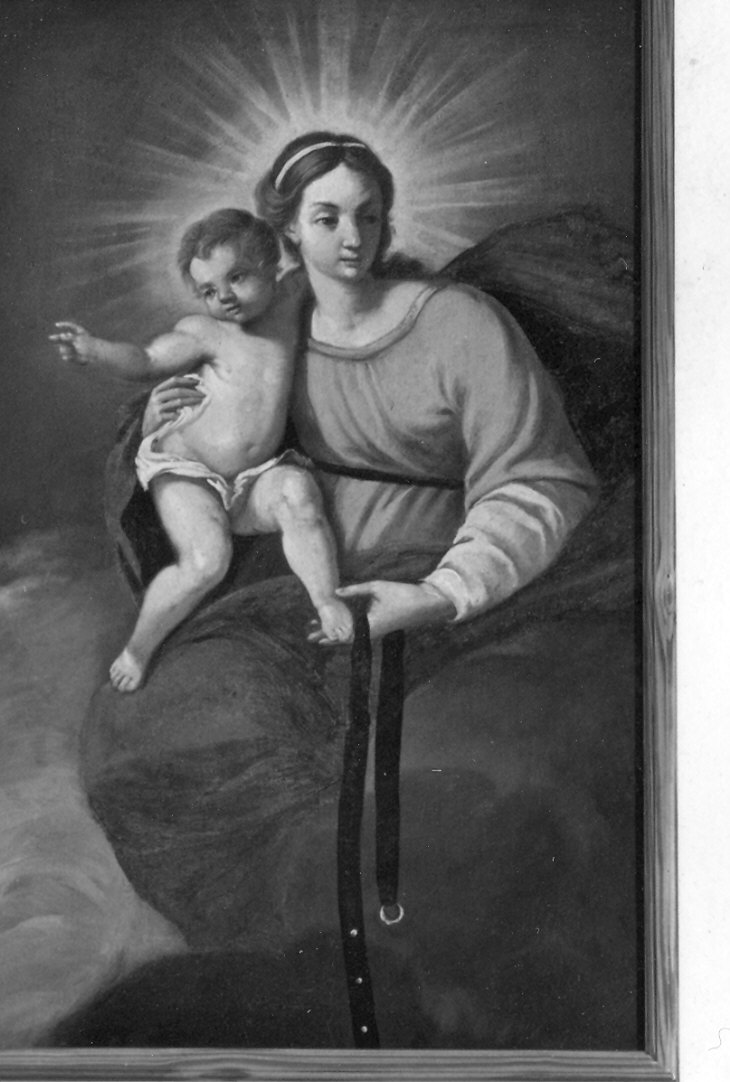 Madonna della Cintola (dipinto, frammento) di Barbieri Protasio (sec. XVII)