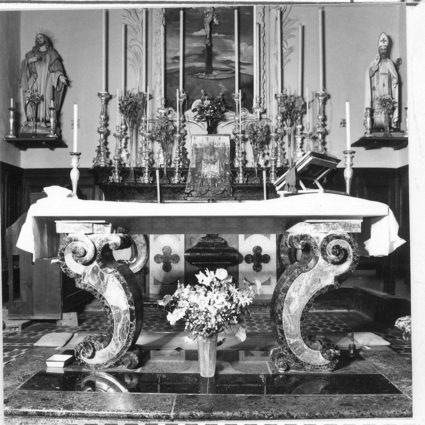 altare maggiore di Agnelli Giovanni, Agnelli Matteo (sec. XVIII)