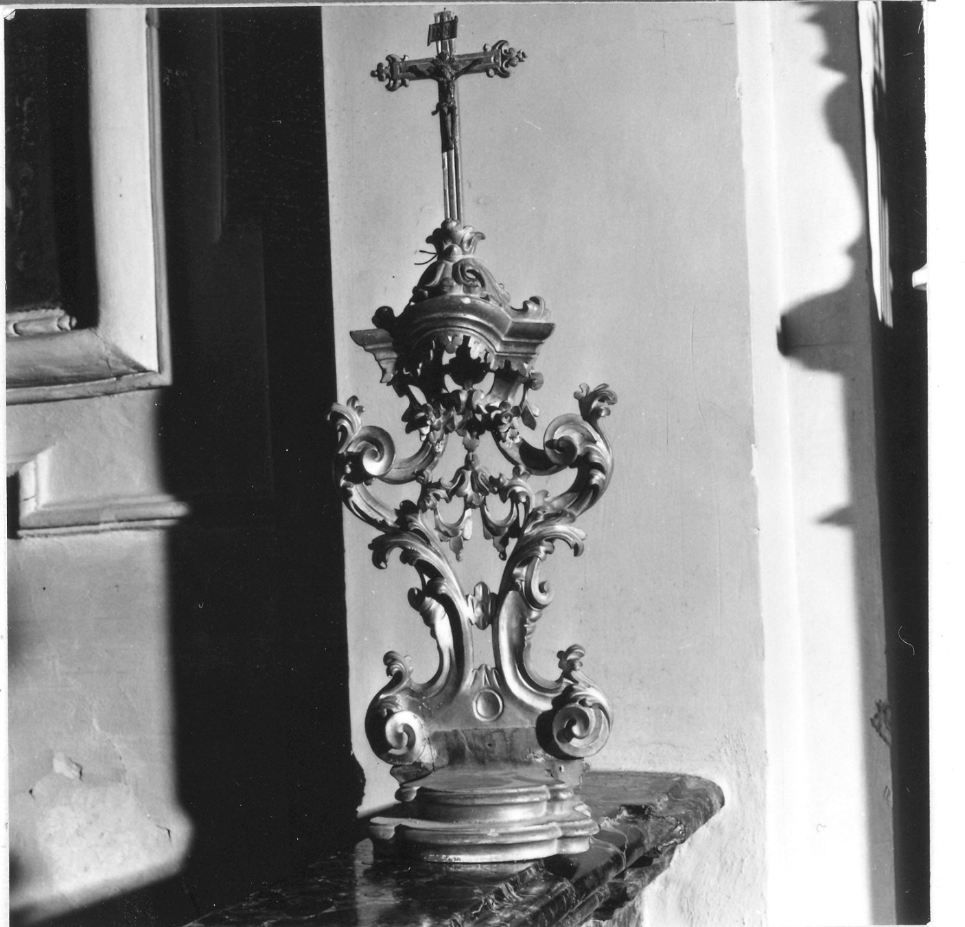 tronetto per esposizione eucaristica - ambito piacentino (sec. XVIII)