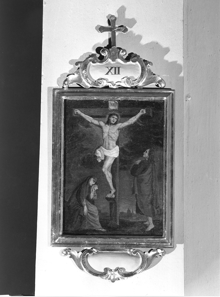 stazioni della via crucis (dipinto) - ambito piacentino (inizio sec. XIX)