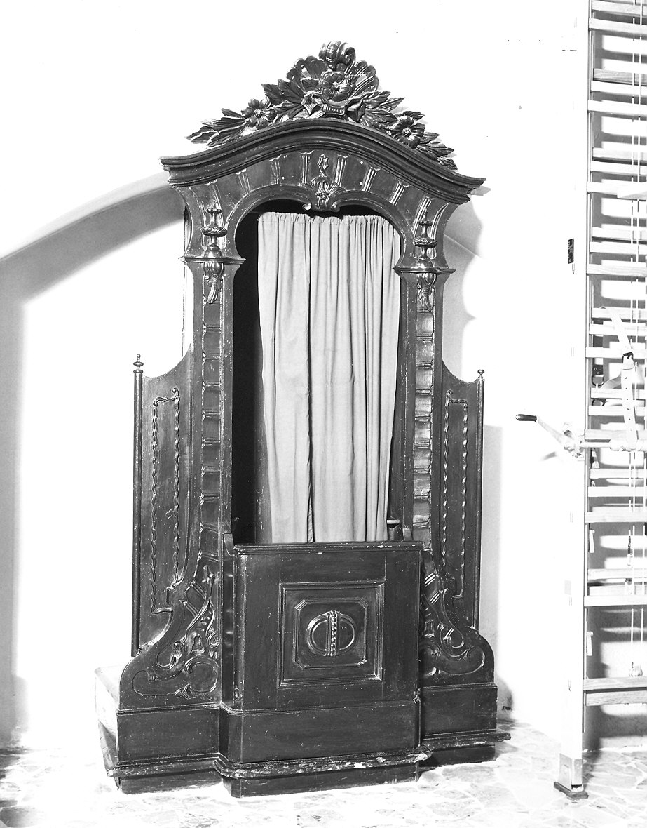 confessionale - ambito piacentino (sec. XIX)