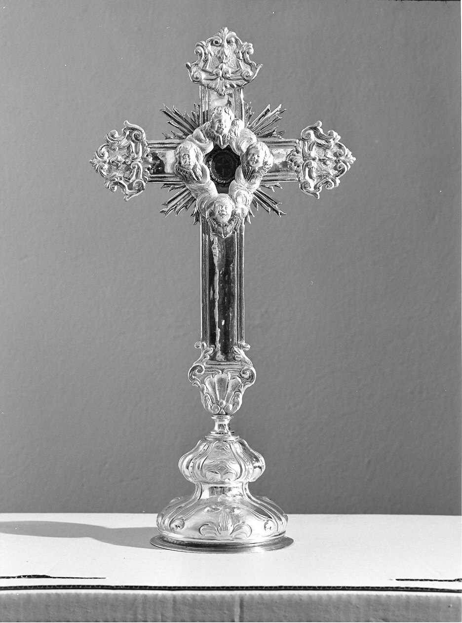 stauroteca - ambito piacentino (ultimo quarto sec. XVIII)