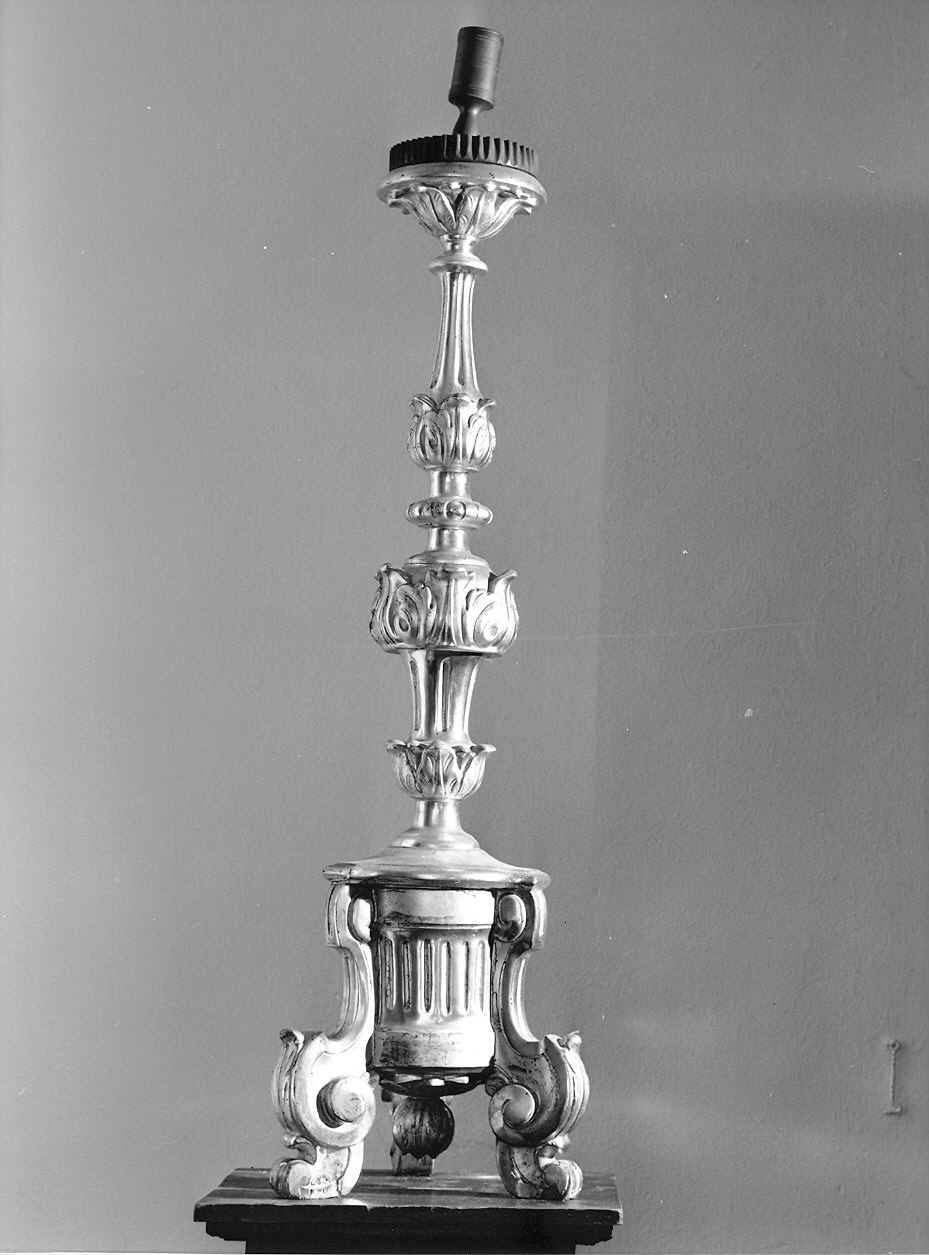 candeliere, serie - ambito piacentino (fine/inizio secc. XVIII/ XIX)