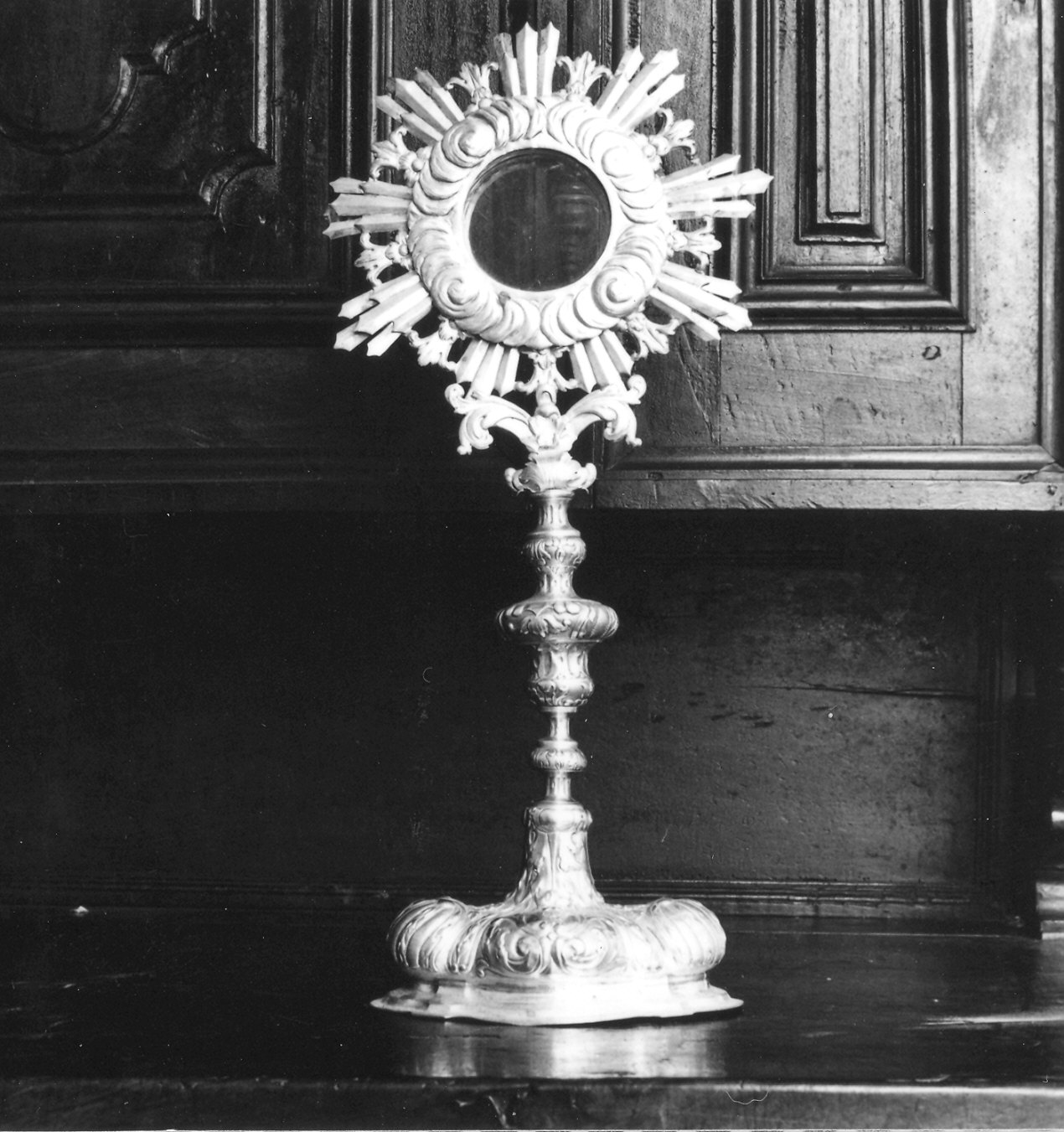 ostensorio - ambito piacentino (sec. XVIII)