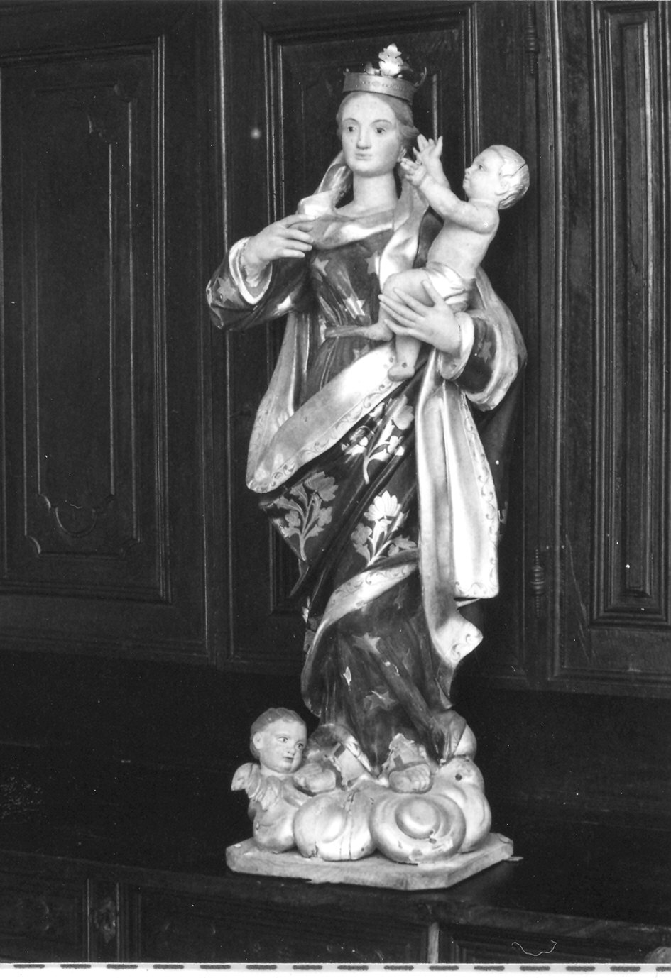 Madonna con Bambino (statua) - ambito piacentino (prima metà sec. XVIII)