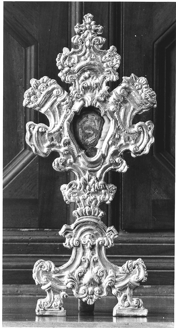 reliquiario - ambito piacentino (prima metà sec. XVIII)