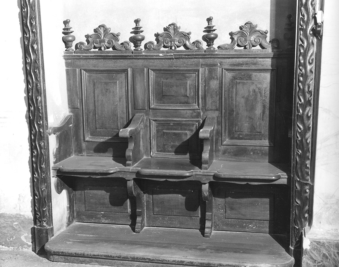 seggio - ambito piacentino (seconda metà sec. XVII)