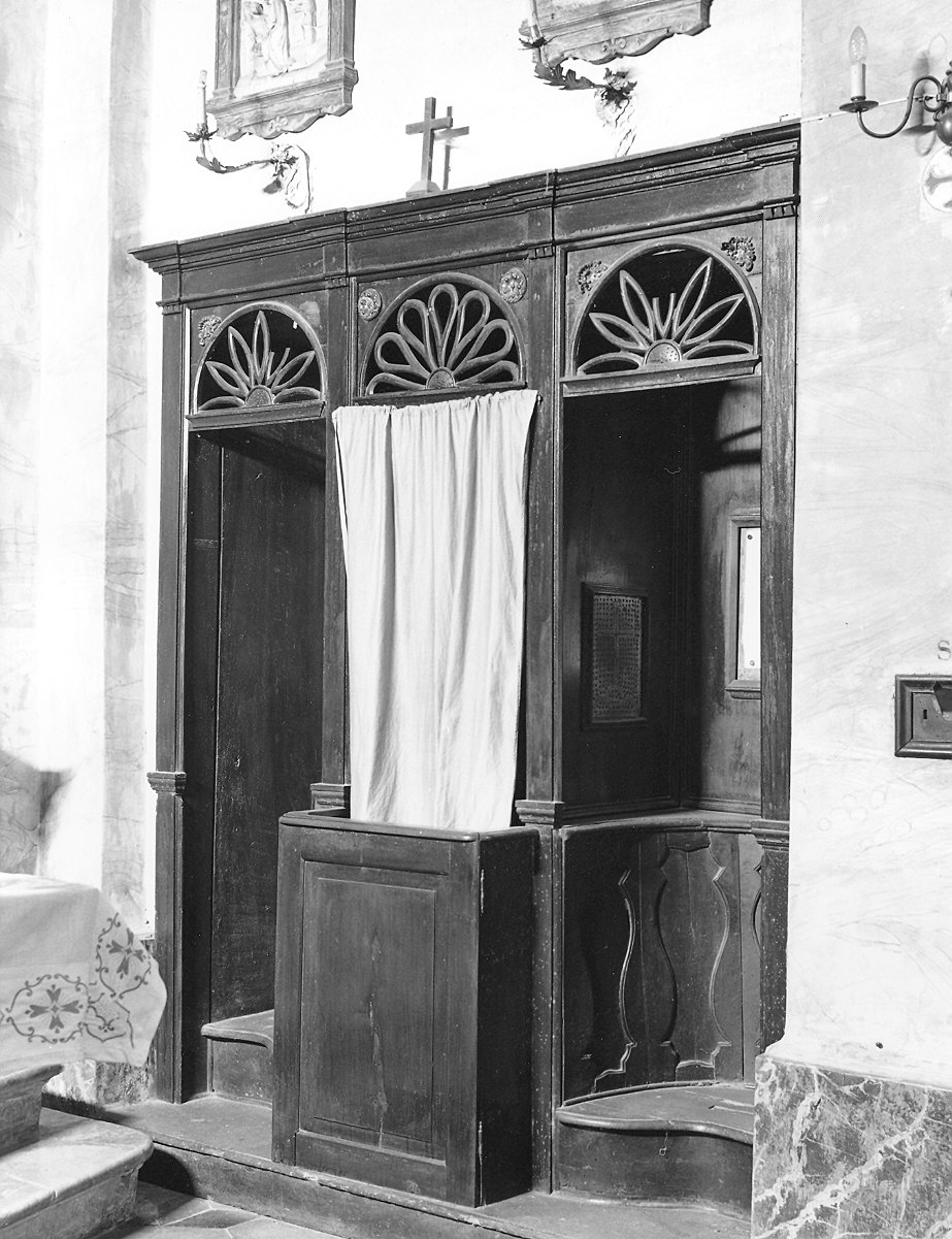 confessionale - ambito piacentino (fine/inizio secc. XIX/ XX)
