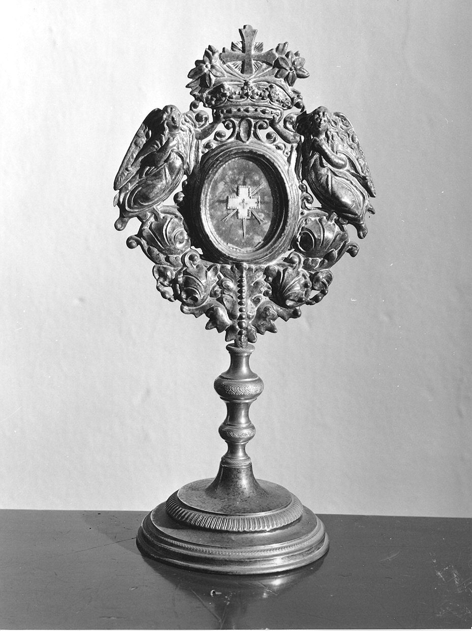 reliquiario - a ostensorio - ambito Italia settentrionale (sec. XIX)