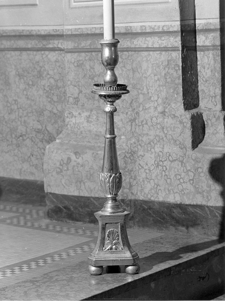 candeliere, serie - ambito piacentino (inizio sec. XIX)