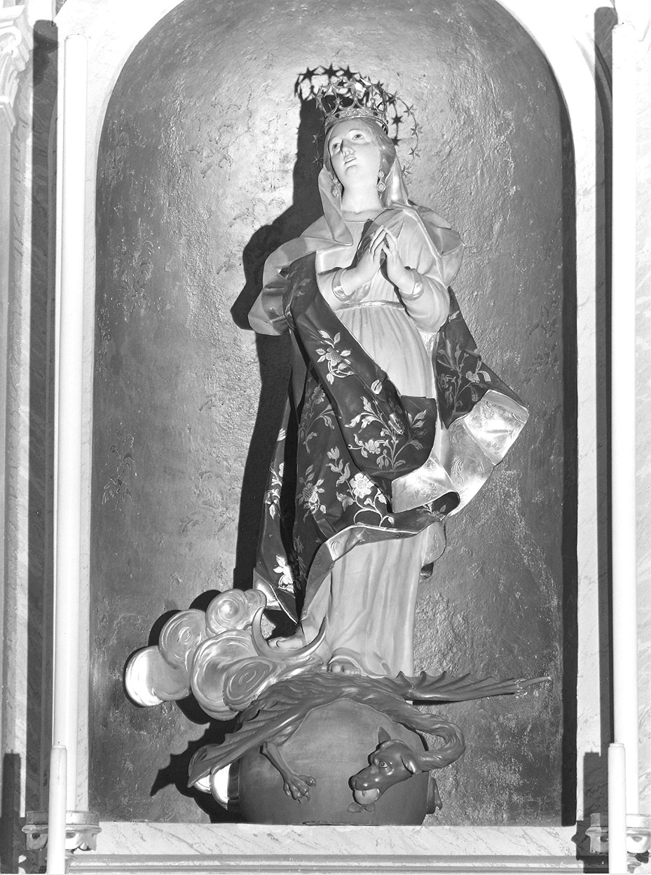 Madonna Immacolata (statua) - ambito piacentino (prima metà sec. XVIII)