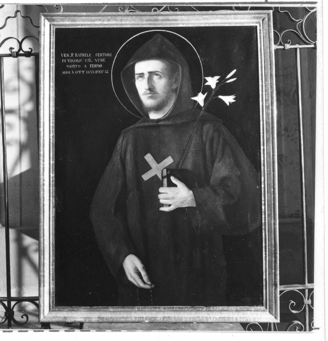Frate Raffaele de Sartoris (dipinto) di Ghittoni Francesco (fine sec. XIX)