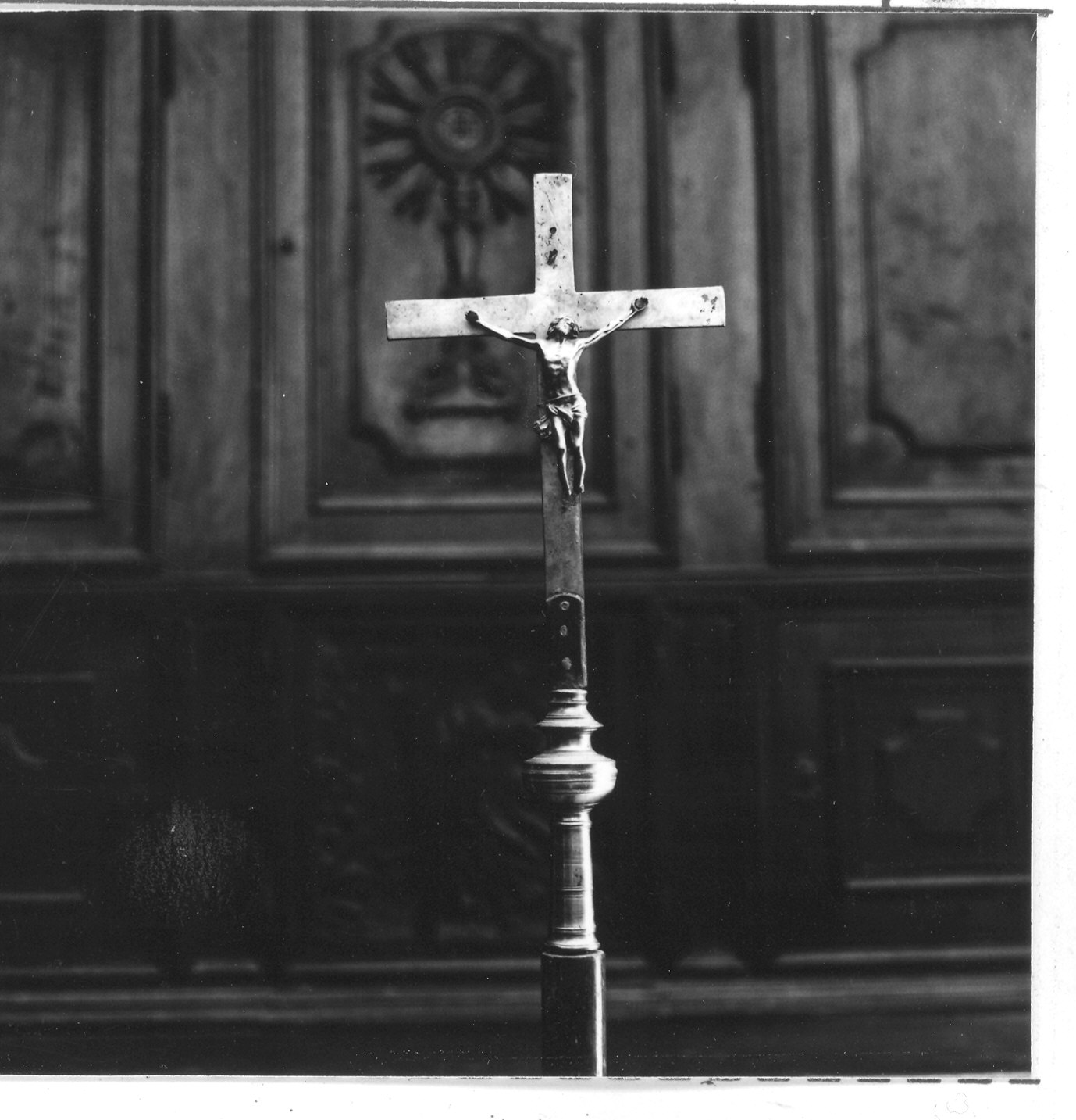 croce processionale - ambito piacentino (sec. XVIII)