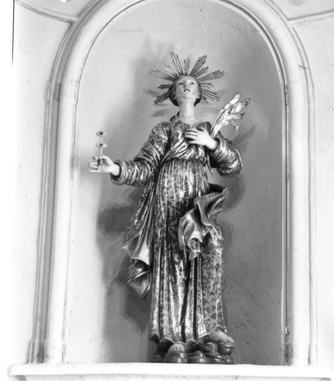 Santa Lucia (statua) di Setti Giovanni (attribuito) (fine sec. XVII)