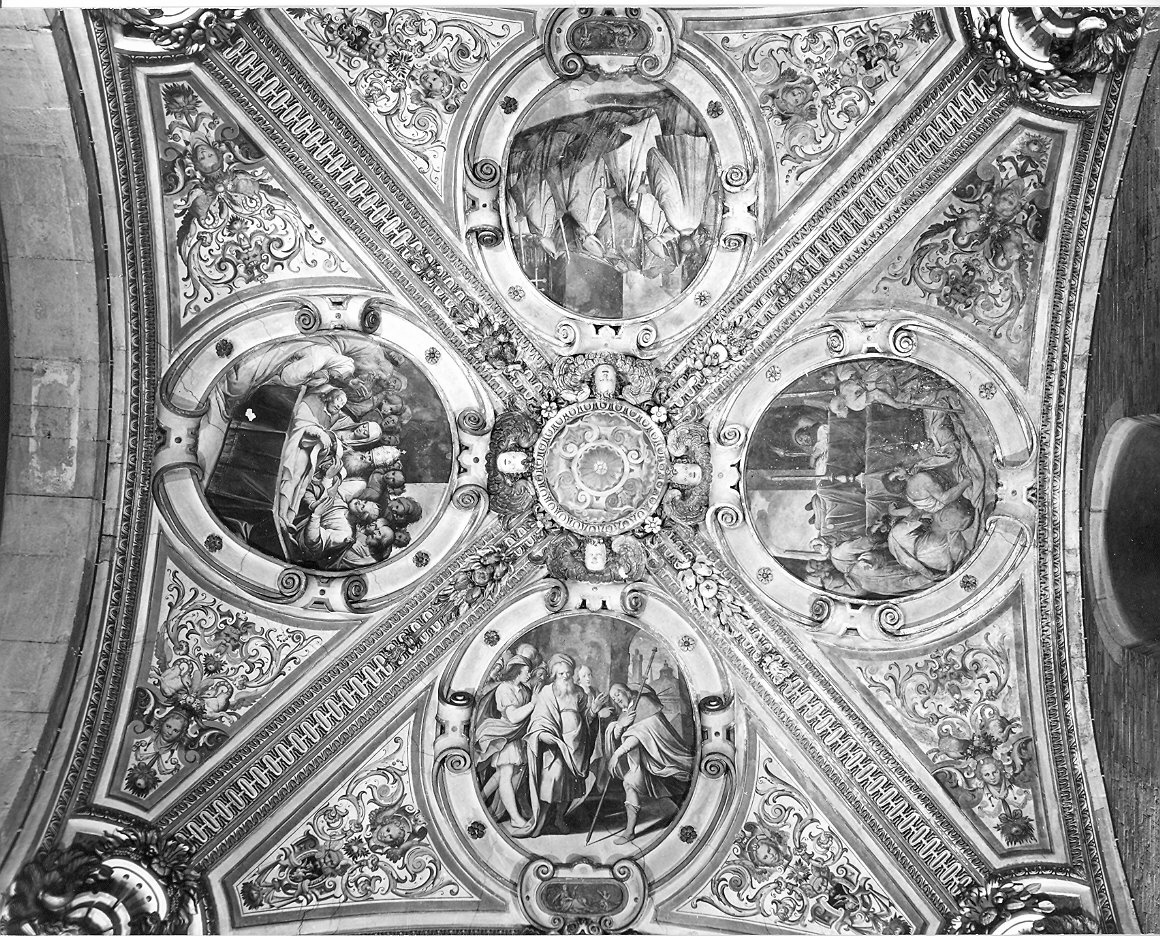 Storie di Sant' Alessio (decorazione pittorica, complesso decorativo) di Procaccini Camillo, Della Rovere Giovan Mauro detto Fiammenghino (sec. XVII)