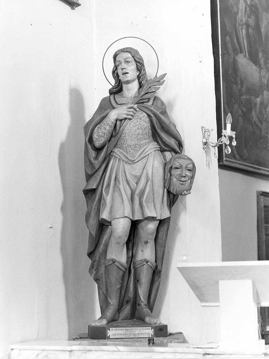 San Genesio Martire (statua) di Stuflesser Giuseppe (sec. XX)