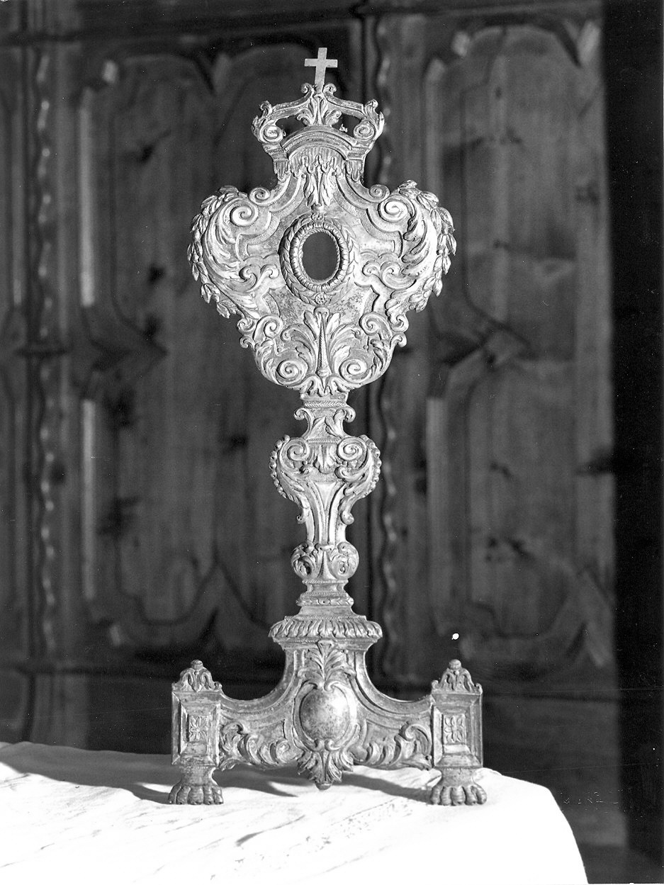 reliquiario - ambito piacentino (fine/inizio secc. XVIII/ XIX)