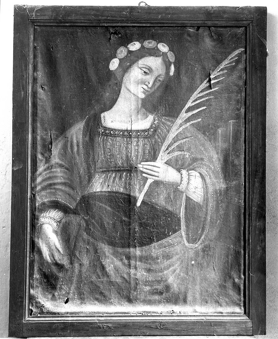 Santa Cecilia (dipinto) - ambito piacentino (sec. XVII)