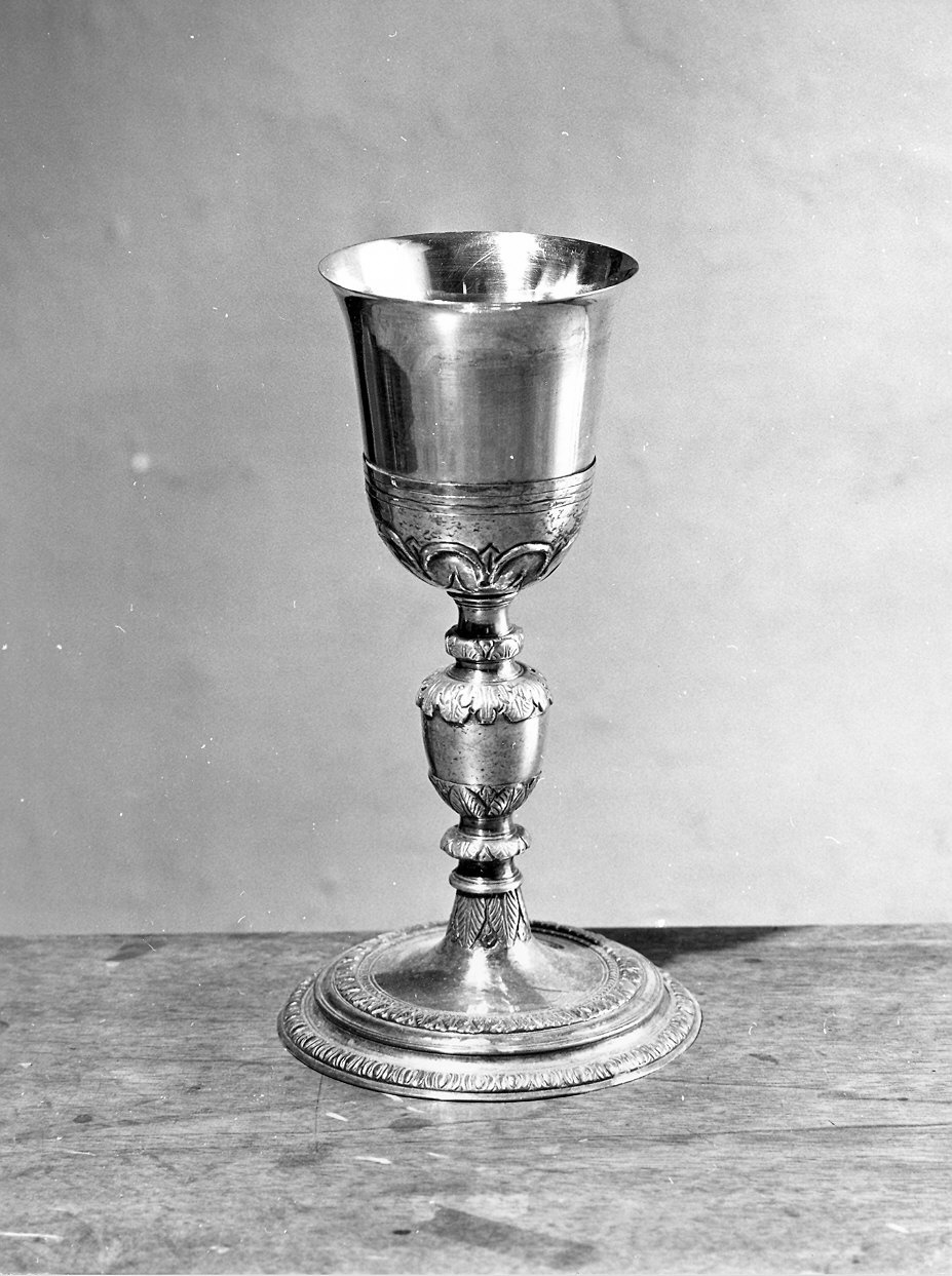 calice - ambito piacentino (inizio sec. XVIII)